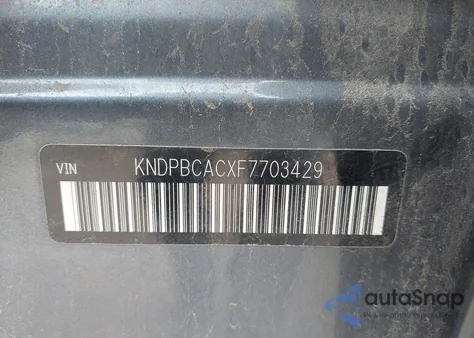 2015 Kia Sportage Lx из США, поврежденный, VIN KNDPBCACXF7703429